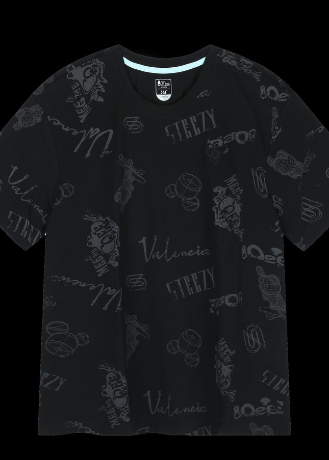 تيشيرت بأكمام قصيرة 361 W552539009A