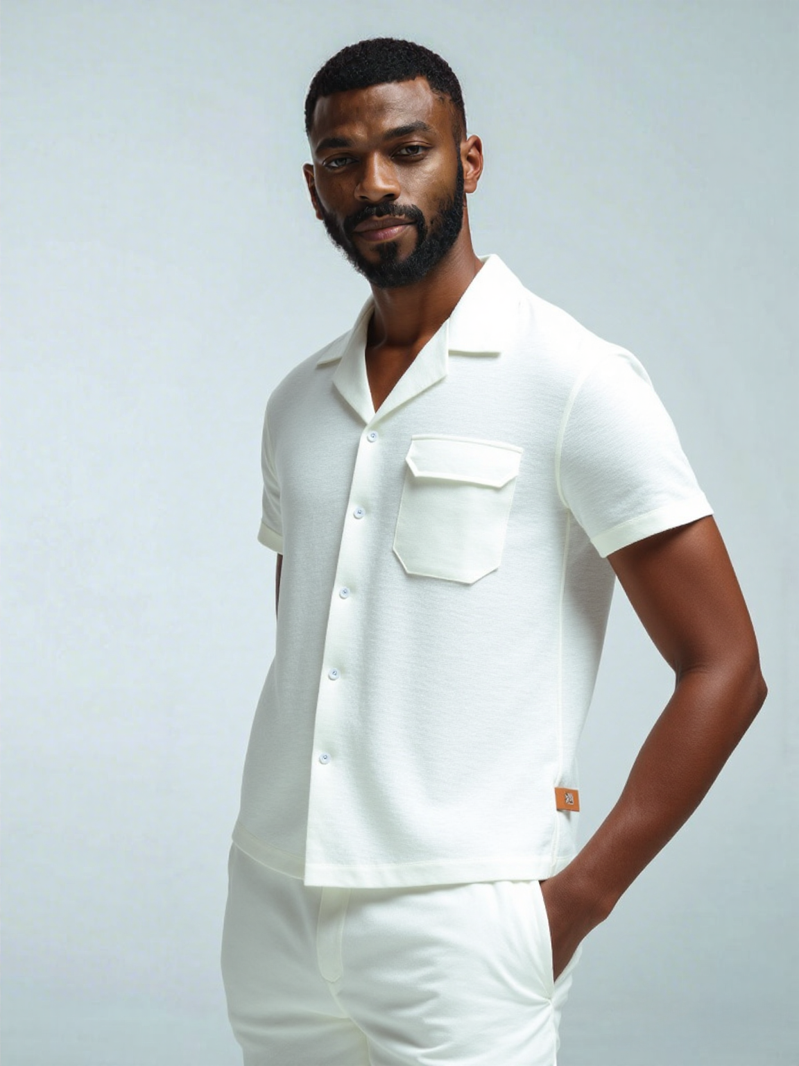 Franco Martini Shirt Short Sleeves Shl 25001